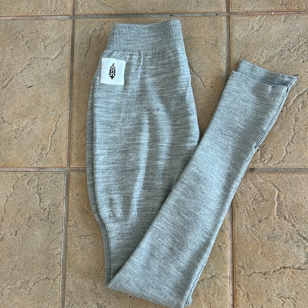 FP movement Cozy Gray Knit Leggings